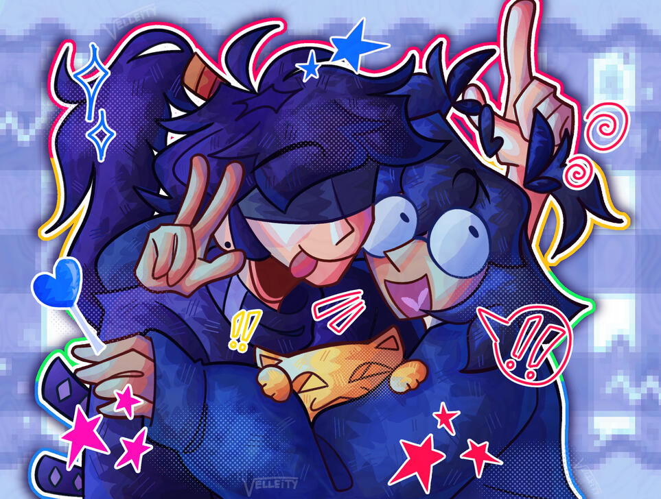 characters belong to @theactualbear(right) & @ryyez_(left) on discord