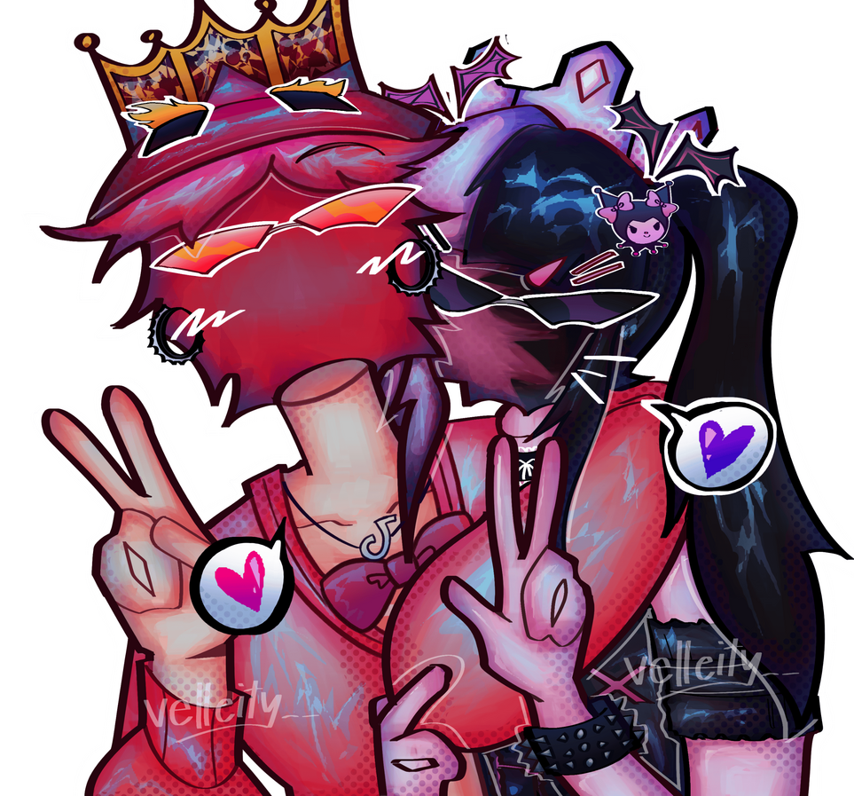 roblox avatars belong to @el.f.man (left) & @kayncita (right) on TikTok